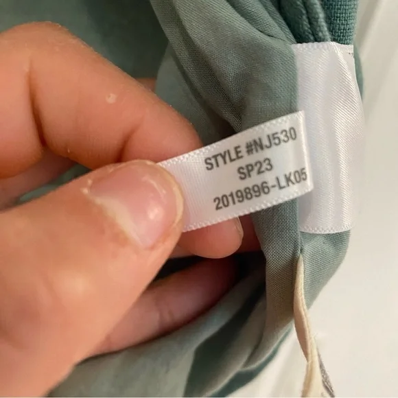 Madewell | The Larsen Blazer 100% Linen In Trellis Green Size S New - Picture 6 of 8